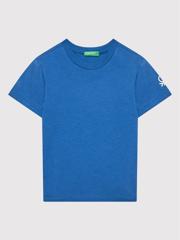 United Colors Of Benetton United Colors Of Benetton Тишърт 3I1XC13E1 Син Regular Fit