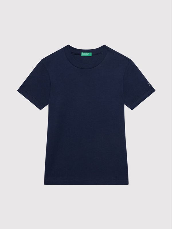 United Colors Of Benetton United Colors Of Benetton Тишърт 3I1XC13E1 Тъмносин Regular Fit