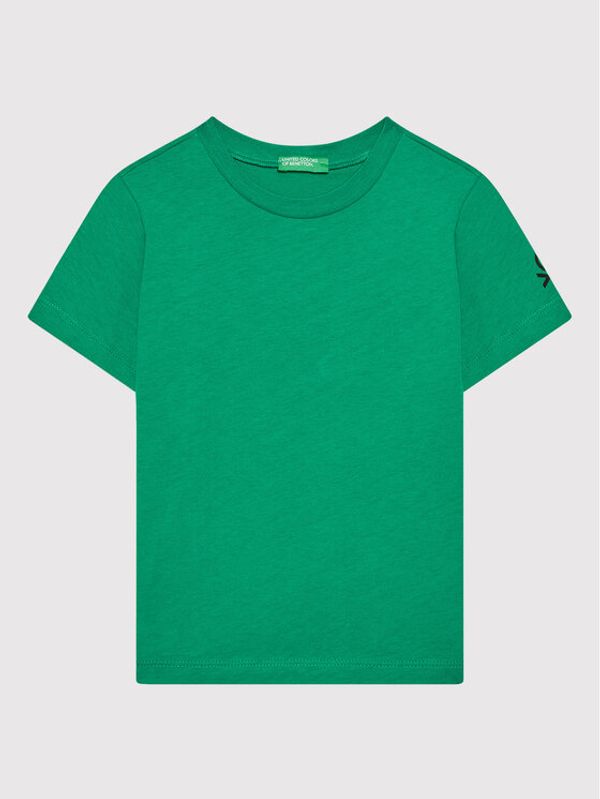United Colors Of Benetton United Colors Of Benetton Тишърт 3I1XC13E1 Зелен Regular Fit