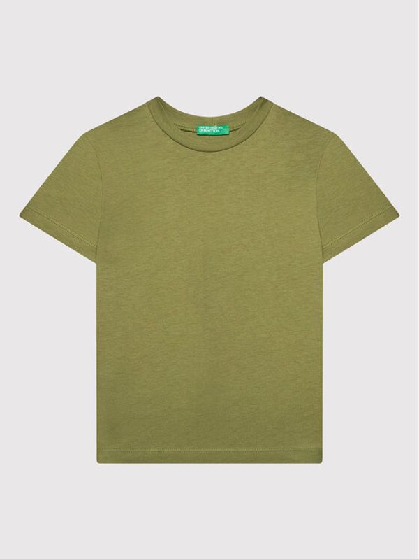United Colors Of Benetton United Colors Of Benetton Тишърт 3I1XC13E1 Зелен Regular Fit