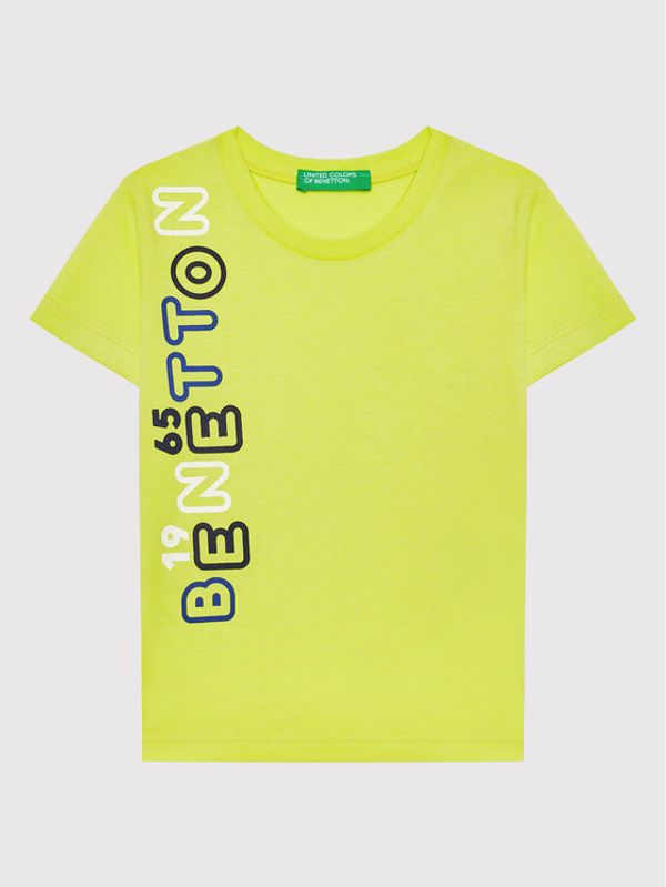 United Colors Of Benetton United Colors Of Benetton Тишърт 3I1XG102N Зелен Regular Fit