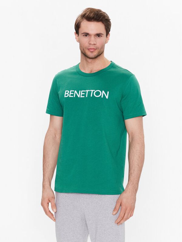 United Colors Of Benetton United Colors Of Benetton Тишърт 3I1XU100A Зелен Regular Fit