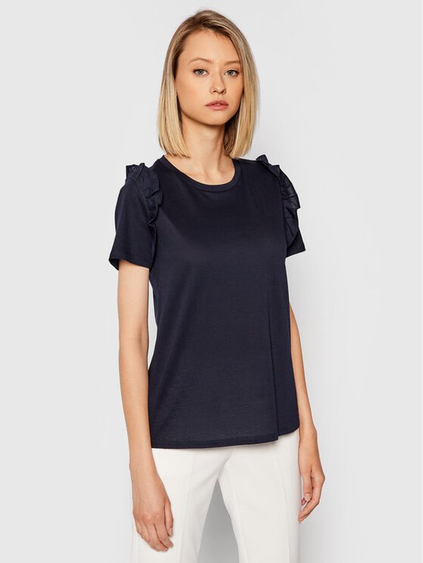 United Colors Of Benetton United Colors Of Benetton Тишърт 3JDRE19I4 Тъмносин Regular Fit