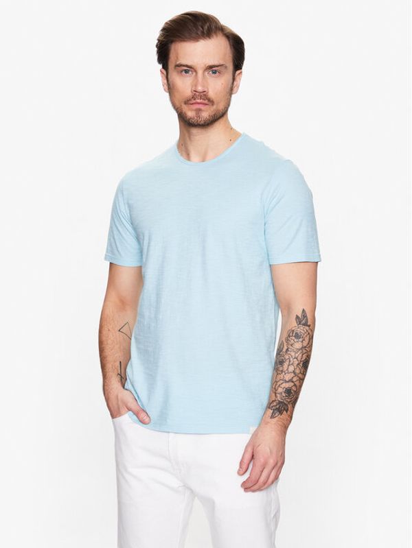 United Colors Of Benetton United Colors Of Benetton Тишърт 3JE1J19A5 Син Regular Fit