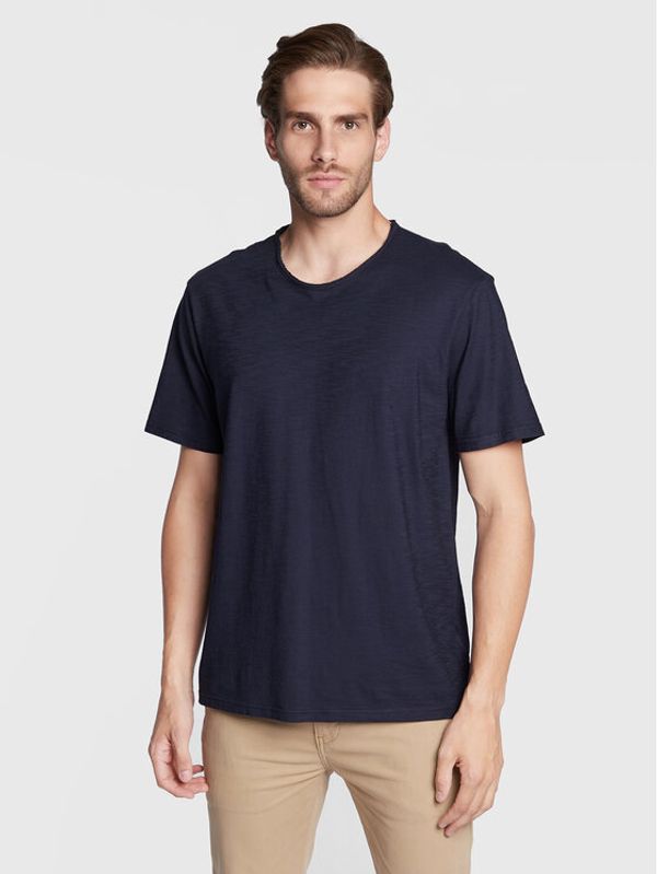 United Colors Of Benetton United Colors Of Benetton Тишърт 3JE1J19A5 Тъмносин Regular Fit