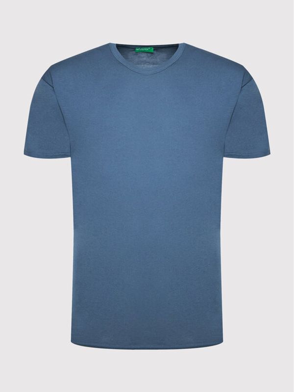 United Colors Of Benetton United Colors Of Benetton Тишърт 3L7NU100X Тъмносин Regular Fit