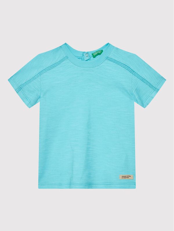 United Colors Of Benetton United Colors Of Benetton Тишърт 3MM5G102P Син Regular Fit