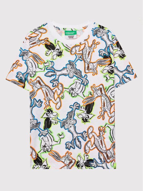 United Colors Of Benetton United Colors Of Benetton Тишърт 3TZMC105F Цветен Regular Fit