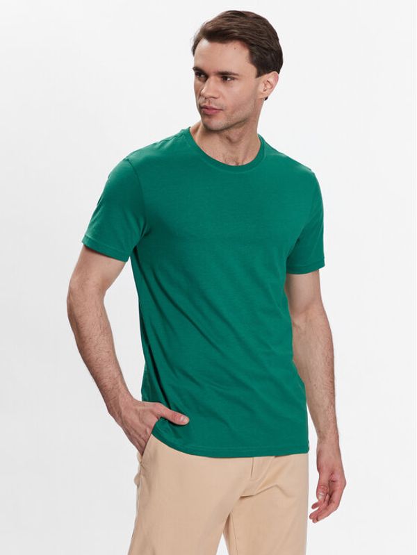 United Colors Of Benetton United Colors Of Benetton Тишърт 3U53J1F15 Зелен Regular Fit