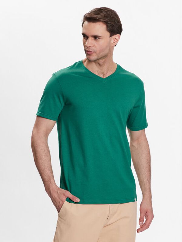 United Colors Of Benetton United Colors Of Benetton Тишърт 3U53J4231 Зелен Regular Fit