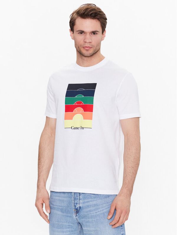 United Colors Of Benetton United Colors Of Benetton Тишърт 3YR3U1050 Бял Regular Fit