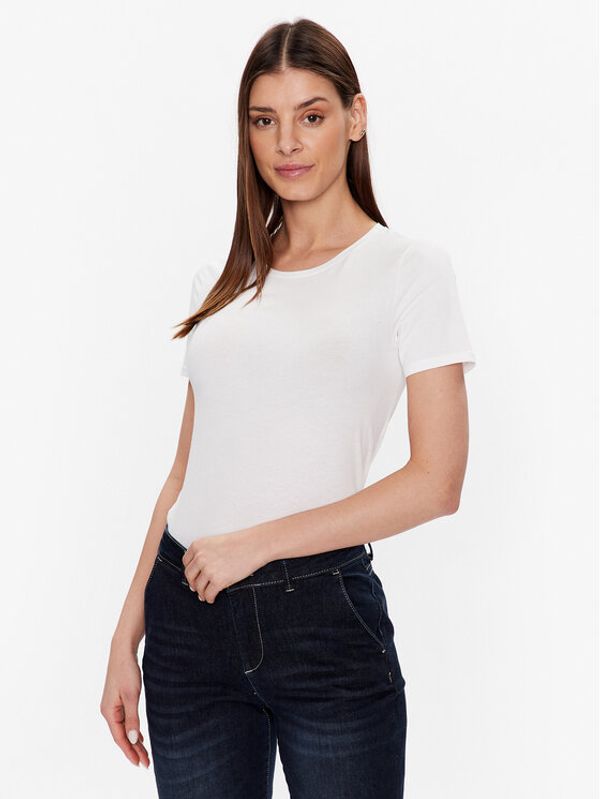 United Colors Of Benetton United Colors Of Benetton Тишърт 3ZQM3M857 Бял Regular Fit