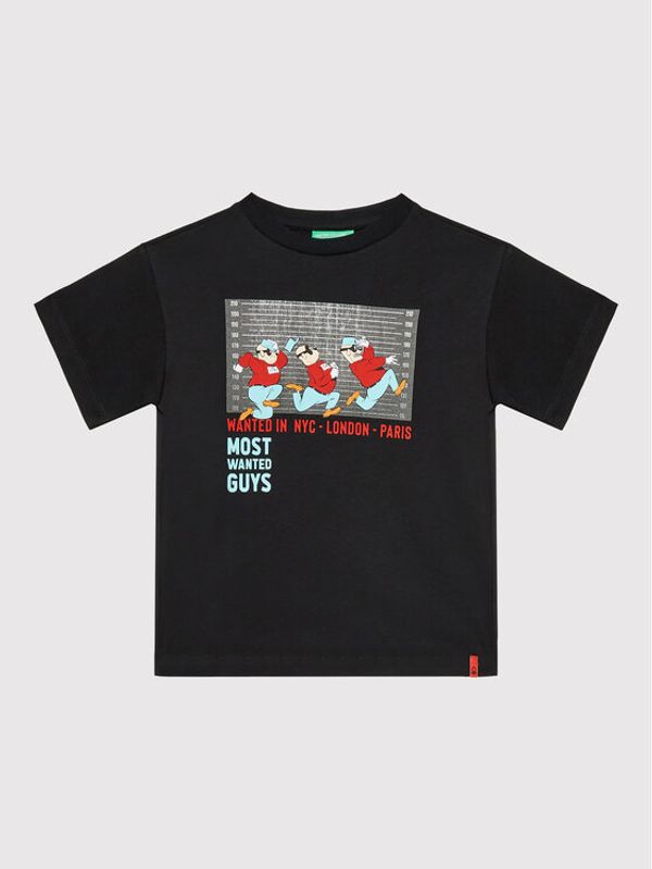 United Colors Of Benetton United Colors Of Benetton Тишърт DISNEY 3096C105A Черен Regular Fit