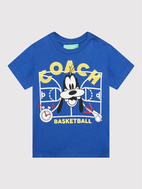 United Colors Of Benetton United Colors Of Benetton Тишърт DISNEY 3096C1565 Син Regular Fit