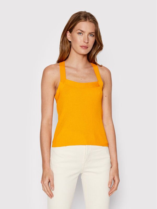 United Colors Of Benetton United Colors Of Benetton топ 1084DH004 Оранжев Regular Fit