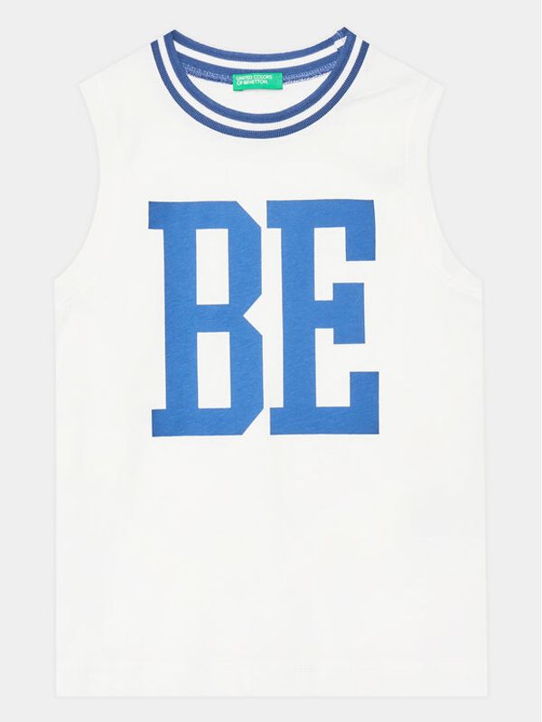 United Colors Of Benetton United Colors Of Benetton топ 3096CH00W Бял Regular Fit