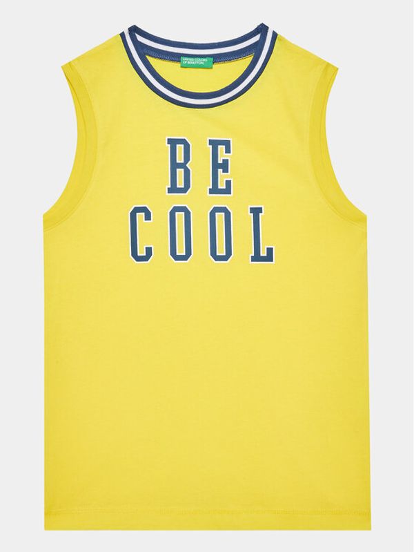 United Colors Of Benetton United Colors Of Benetton топ 3096CH00W Жълт Regular Fit