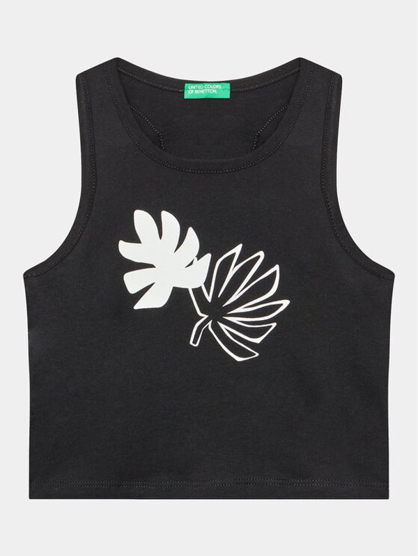 United Colors Of Benetton United Colors Of Benetton топ 3096CH013 Черен Regular Fit