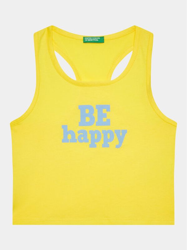 United Colors Of Benetton United Colors Of Benetton топ 3096CH013 Жълт Regular Fit