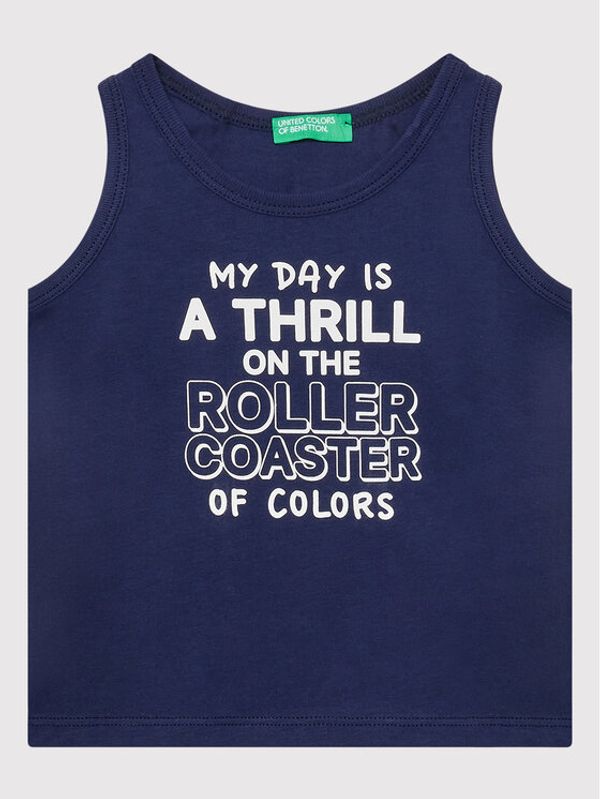 United Colors Of Benetton United Colors Of Benetton топ 3096GH003 Тъмносин Regular Fit