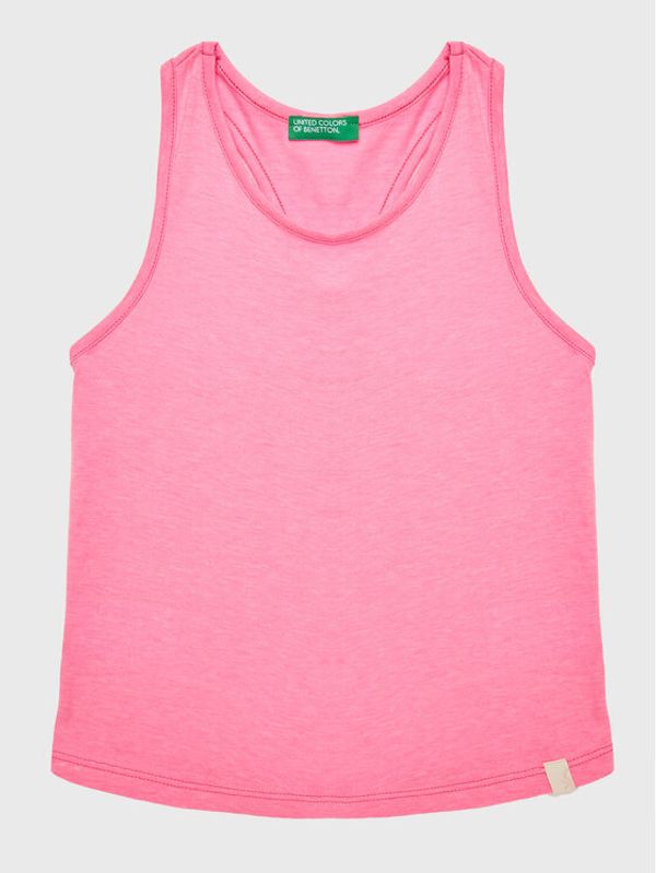 United Colors Of Benetton United Colors Of Benetton топ 37YKGH00F Розов Regular Fit