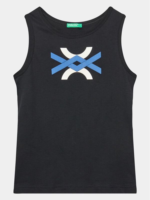 United Colors Of Benetton United Colors Of Benetton топ 3I1XCH00S Черен Regular Fit