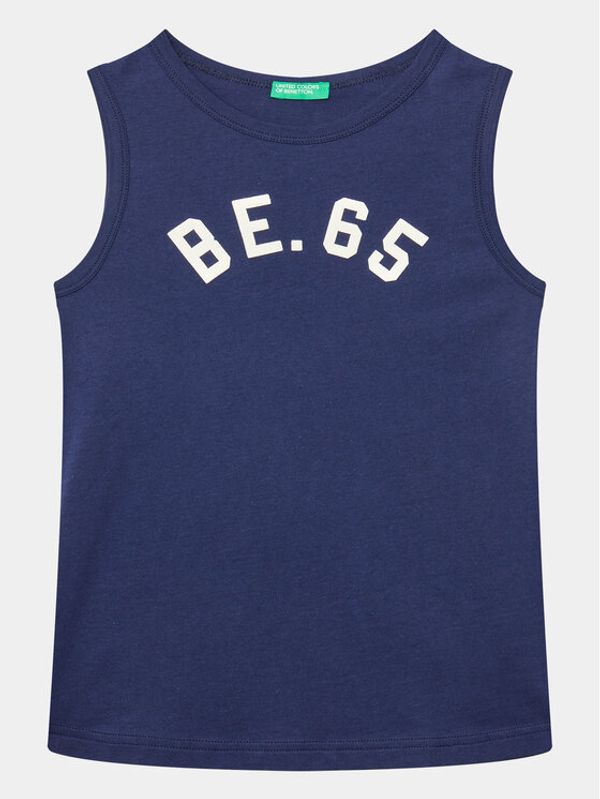 United Colors Of Benetton United Colors Of Benetton топ 3I1XCH00S Тъмносин Regular Fit