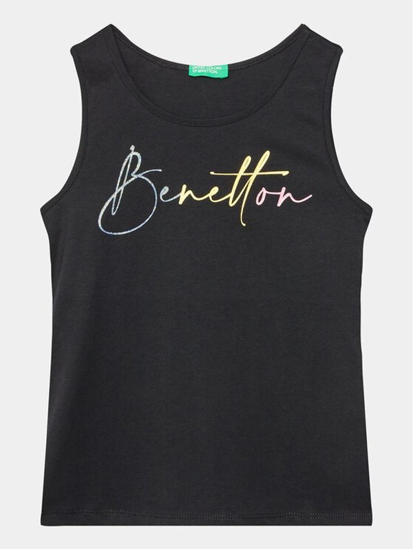 United Colors Of Benetton United Colors Of Benetton топ 3I1XCH012 Черен Regular Fit