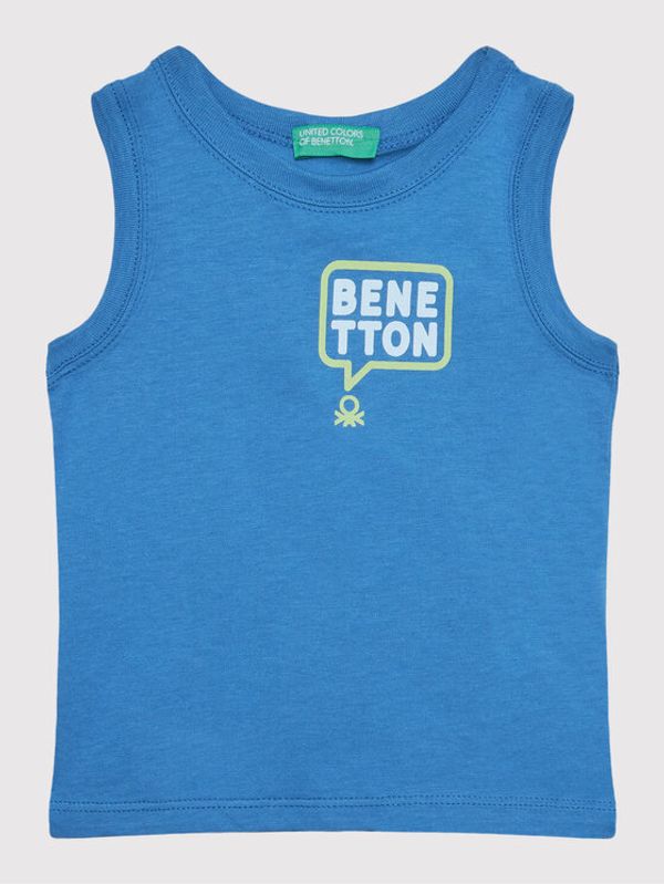 United Colors Of Benetton United Colors Of Benetton топ 3I1XGH002 Син Regular Fit