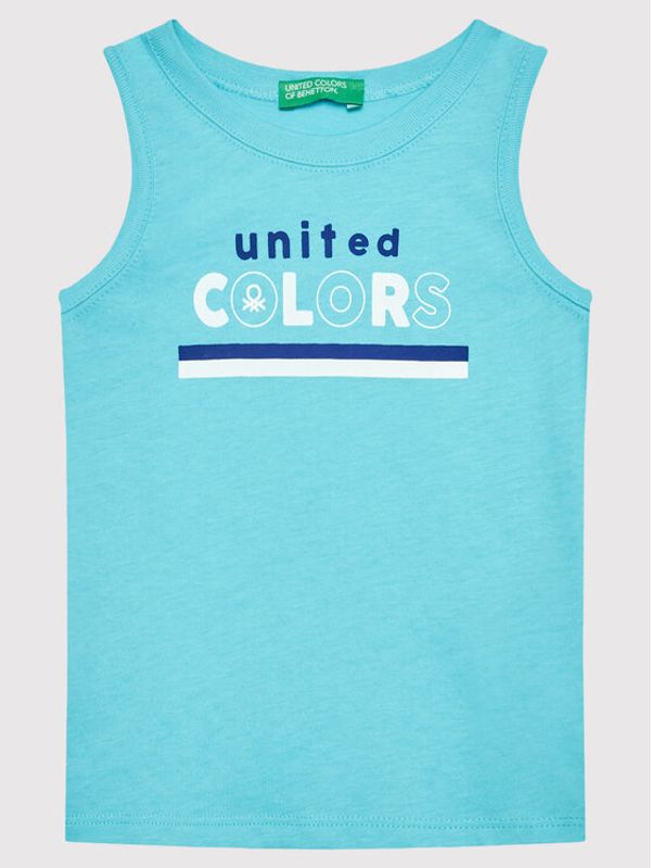 United Colors Of Benetton United Colors Of Benetton топ 3I1XGH002 Син Regular Fit