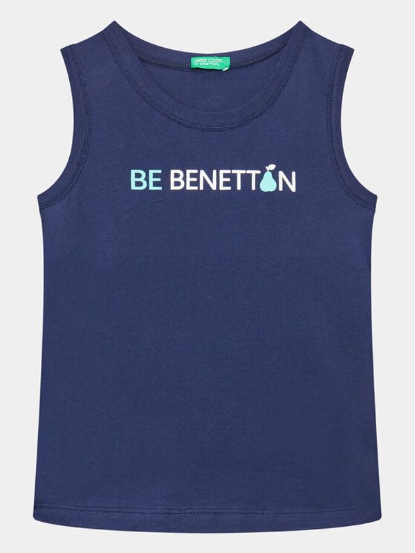 United Colors Of Benetton United Colors Of Benetton топ 3I1XGH00P Тъмносин Regular Fit