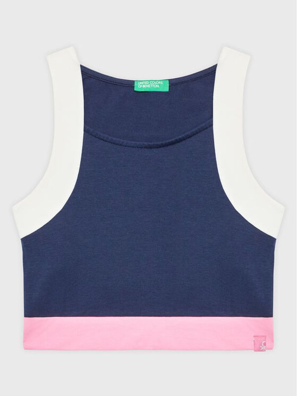 United Colors Of Benetton United Colors Of Benetton топ 3P4ZCH00O Цветен Slim Fit