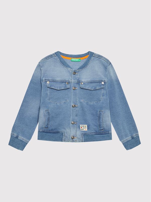 United Colors Of Benetton United Colors Of Benetton Яке бомбър 2BAYGN003 Син Regular Fit