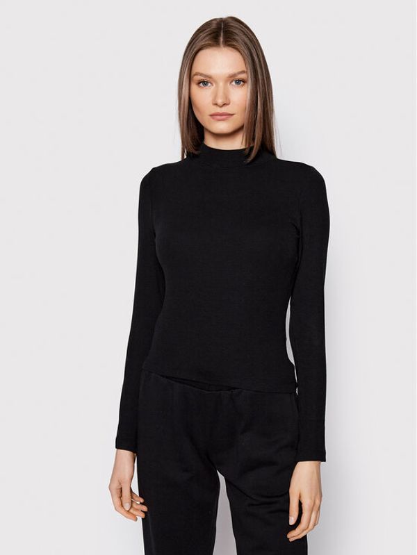 Urban Classics Urban Classics Блуза Turtleneck TB1708 Черен Slim Fit