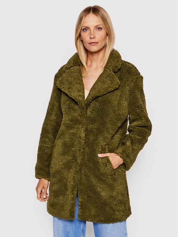 Urban Classics Urban Classics Кожух Sherpa TB3058 Зелен Oversize