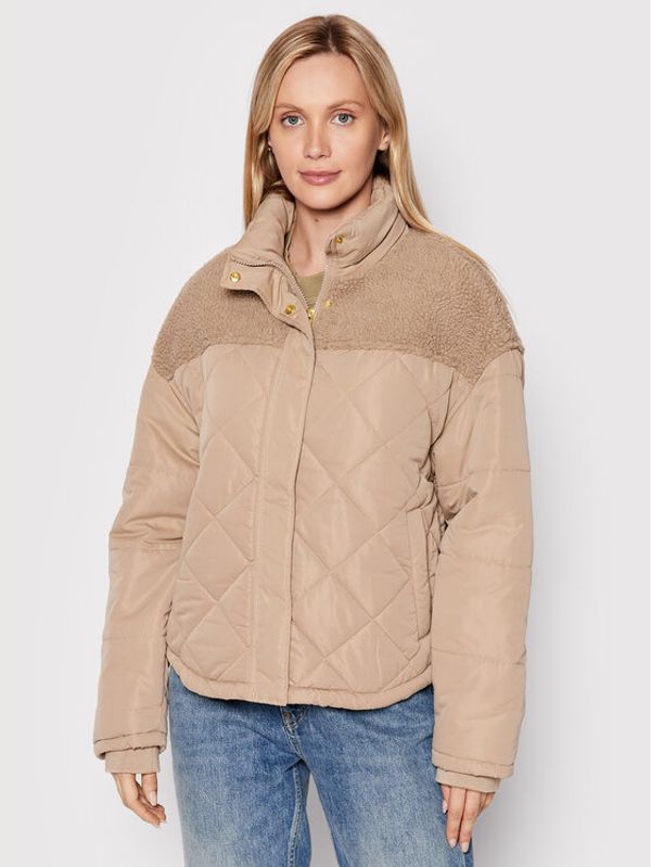 Urban Classics Urban Classics Пухено яке Diamond TB4552 Бежов Oversize