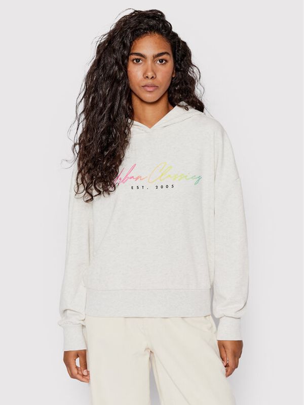 Urban Classics Urban Classics Суитшърт Rainbow TB5001 Бежов Oversize