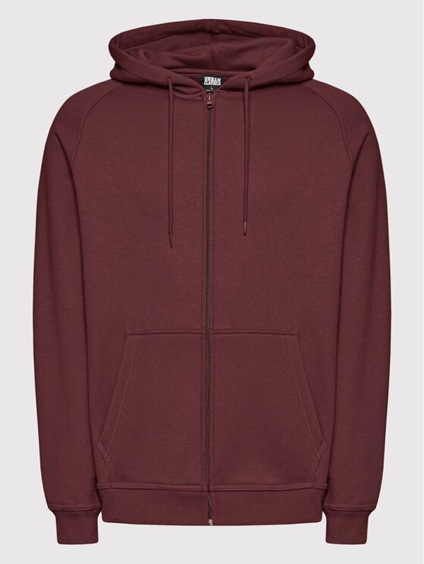 Urban Classics Urban Classics Суитшърт Zip TB014C Бордо Regular Fit