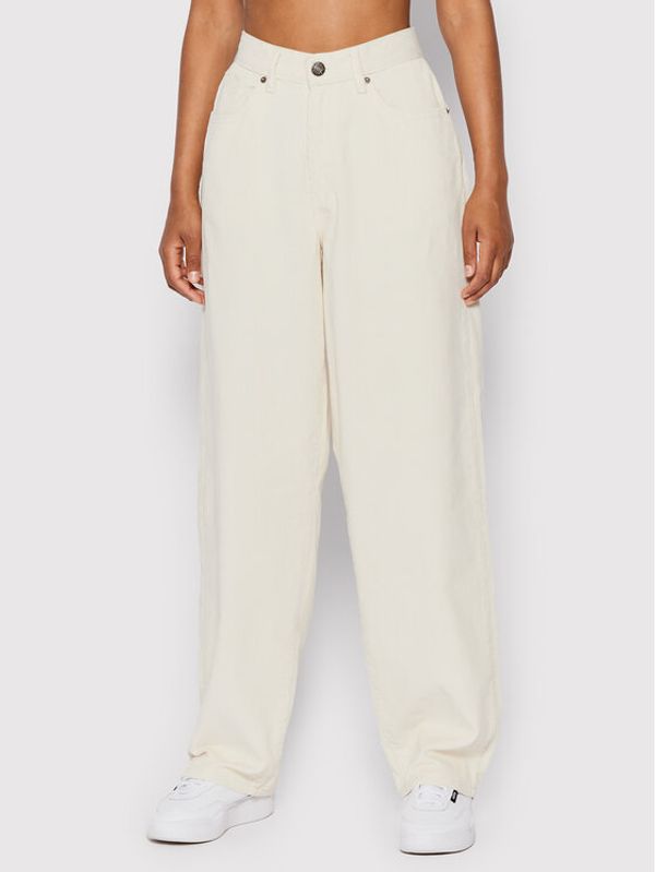 Urban Classics Urban Classics Текстилни панталони 90'S TB4743 Бежов Wide Leg