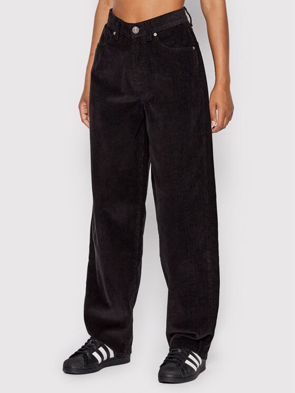 Urban Classics Urban Classics Текстилни панталони 90'S TB4743 Черен Wide Leg