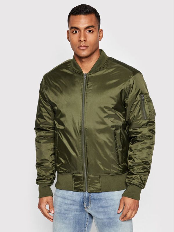 Urban Classics Urban Classics Яке бомбър Basic TB861 Зелен Regular Fit