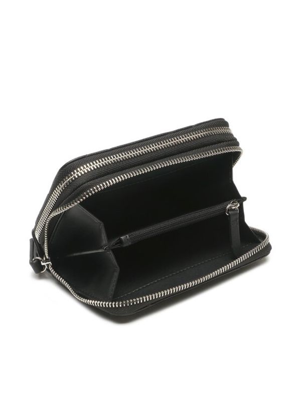 Valentino Valentino Голям дамски портфейл Cold Re VPS7AR234 Черен