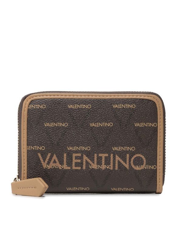 Valentino Valentino Голям дамски портфейл Liuto VPS3KG137 Кафяв