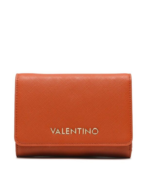 Valentino Valentino Голям дамски портфейл Zero VPS7B343 Оранжев