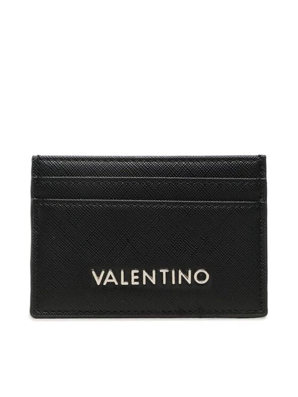 Valentino Valentino Калъф за кредитни карти Hawaii VPS6YO21S Черен
