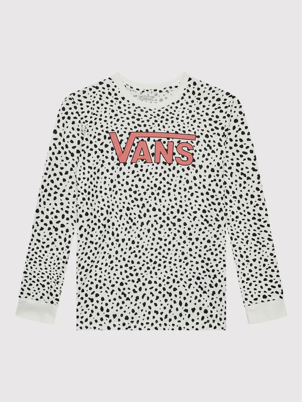 Vans Vans Блуза Dalmation VN0A7RV3 Бял Regular Fit