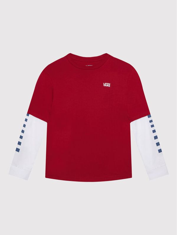 Vans Vans Блуза Long Check Twofer VN0A49OY Червен Regular Fit