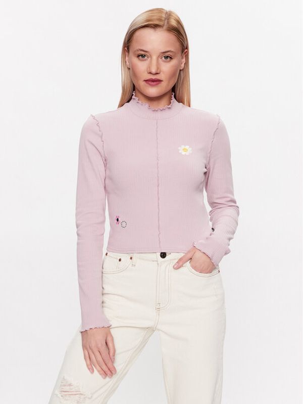 Vans Vans Блуза Oversized Floral Ls Top VN00074D Виолетов Regular Fit