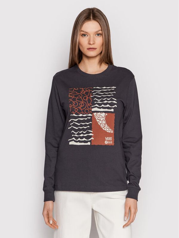 Vans Vans Блуза VN0A7RVQ Сив Relaxed Fit