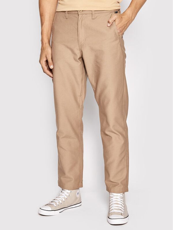 Vans Vans Чино панталони Authentic VN0A5FJ9 Бежов Regular Fit